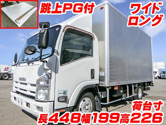 H25/9 いすゞ エルフ アルミバン(箱車)・パワーゲート付 TKG-NPR85AN