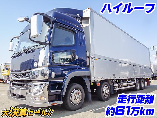 No.3661　H30　三菱ふそう　スーパーグレート　パブコ製パネルウイング　ハイルーフ　ラッシングレール2段　内フック