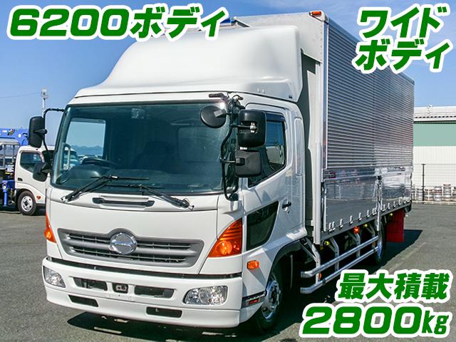No.3675　H26　日野　レンジャー　アルミウイング　ラッシングレール2段 　6200ボディ　ワイドボディ　最大積載量2800kg