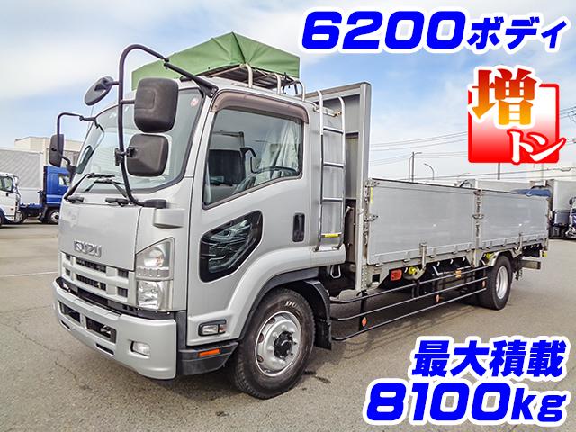 No.3688　H26　いすゞ　フォワード　小平産業製アルミブロック　最大積載8100kg　増トン　6200ボディ　床鉄板　ターボ車