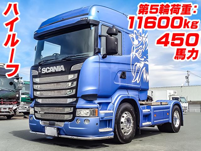 No.3719　H28　スカニア　トレーラヘッド　450馬力　ハイルーフ　スライドカプラ