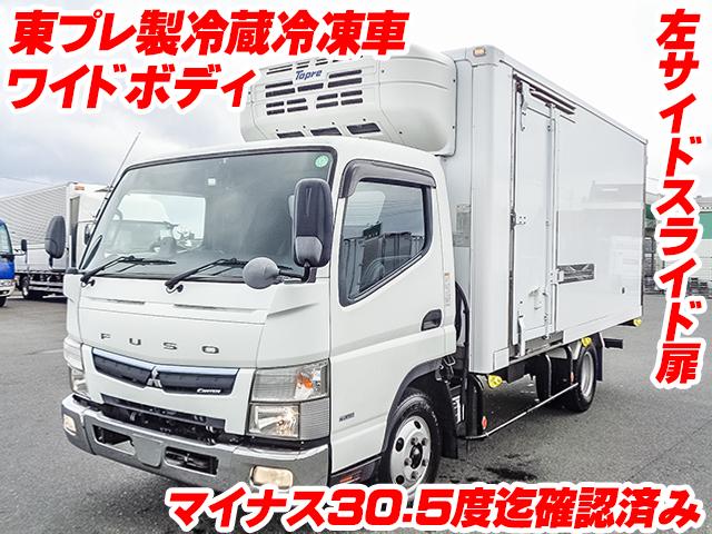 No.3750　R2　三菱ふそう　キャンター　冷蔵冷凍車　ワイドボディ　左サイドスライド扉　マイナス30.5度迄確認済み
