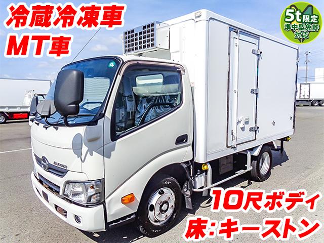 No.3759　H28　日野　デュトロ　東プレ製冷蔵冷凍車　中温設定　ー5度迄確認　床：キーストン　サイドドア　10尺ボディ　ターボ車