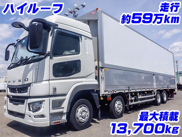 No.3760　R1　三菱ふそう　スーパーグレート　パブコ製アルミウイング　ハイルーフ　最大積載13,700kg