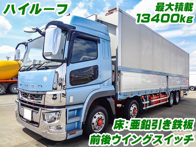 No.3761　H31　三菱ふそう　スーパーグレート　日本フルハーフ製アルミウイング　最大積載13400kg　4軸低床　ハイルーフ　