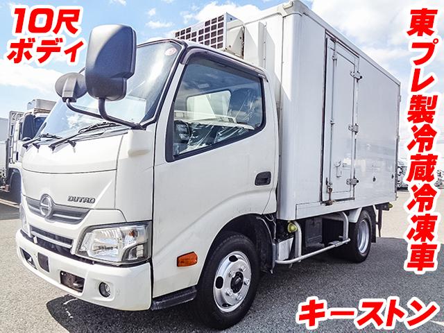 No.3762　H29　日野　デュトロ　冷蔵冷凍車　東プレ製冷蔵冷凍車　中温設定　－5度迄確認　床：キーストン　サイドドア　10尺ボディ