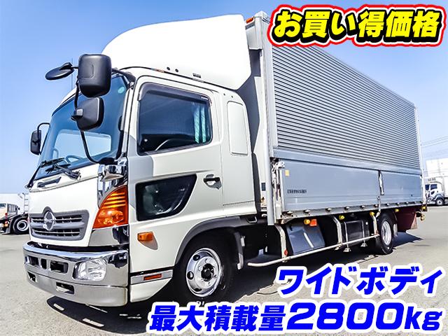 No.3780　H29　日野　レンジャー　アルミウイング　ワイドボディ　最大積載量2800kg　ラッシングレール2段　内フック