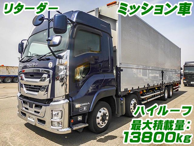 No.3782　H31　いすゞ　ギガ　アルミウイング　2PG-CYJ77C　ハイルーフ　最大積載量：13800kg