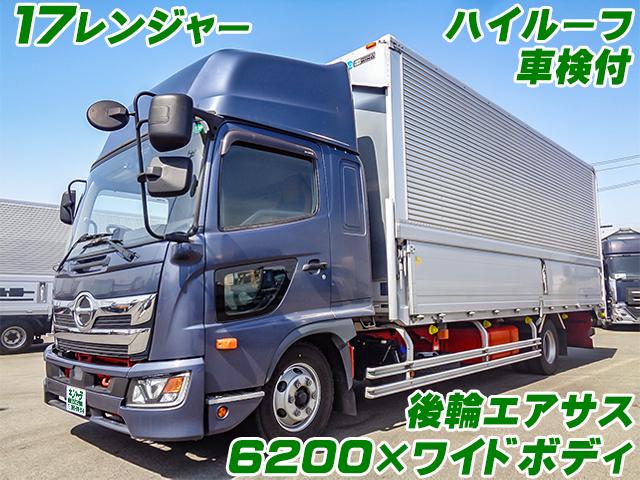 No.3794　H29　日野　17レンジャー　トランテックス製アルミウイング　ワイドボディ　後輪エアサス　ハイルーフ　車検付
