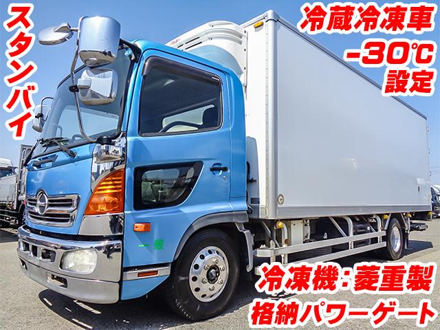 No.3799　H27　日野　レンジャー　冷蔵冷凍車　菱重製　－30度設定　箱:矢野特殊製　最大積載量3050kg　新明和製格納パワーゲート　スタンバイ