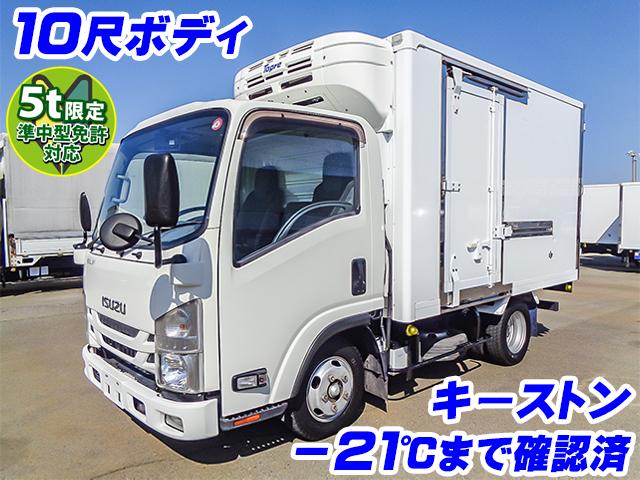 No.3801　H31　いすゞ　エルフ　東プレ製冷蔵冷凍車　最大積載2000kg　10尺ボディ　－30度設定　キーストン　5t限定準中型免許対応
