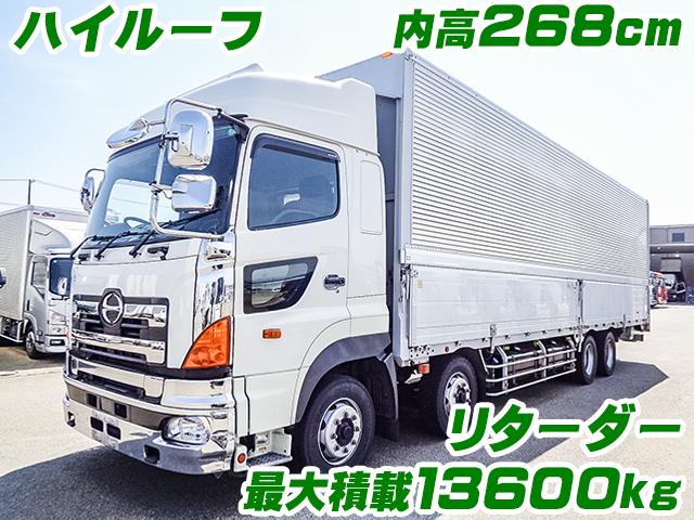 No.3803　H28　日野　プロフィア　トランテックス製アルミウイング　最大積載13600kg　4軸低床　リターダー　ハイルーフ