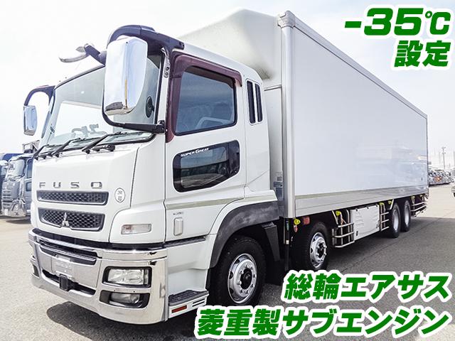 No.3806　H24　三菱ふそう　スーパーグレート　東プレ製冷蔵冷凍車　菱重製サブエンジン　最大積載量13000kg　－35度設定　－11.5度まで確認済