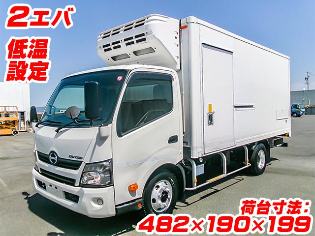 No.3811　H29　日野　デュトロ　冷蔵冷凍車　低温設定　左スライドドア　2エバ　ラッシングレール　バックモニター　6速ミッション