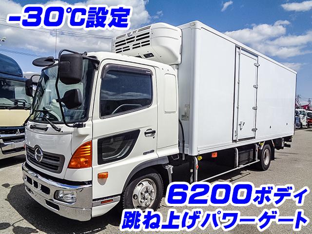 No.3879　H28　日野　レンジャー　東プレ製冷蔵冷凍車　跳ね上げパワーゲート　6200ボディ　－30度設定　ターボ車