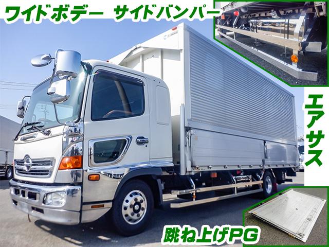 No.3914　H28　日野　レンジャー　アルミウイング　トランテックス製　跳ね上げパワーゲート　最大積載量2,450kg　ワイドボディ