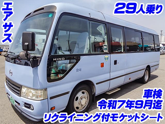 No.3930　H24　日野　リエッセⅡ　マイクロバス 　29人乗り　自動スイングドア　オートステップ　リクライニング　モケットシート　エアサス