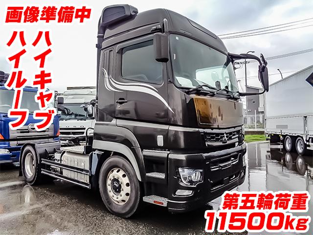 No.4022　R2　三菱ふそう　スーパーグレート　トレーラーヘッド　第五輪荷重11500kg　ハイルーフ　ハイキャブ　アルミホイール　ターボ車