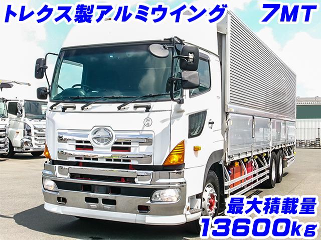 No.4222　H26　日野　プロフィア　アルミウイング 　最大積載量13600kg　7MT　メッキフロントバンパー　メッキグリル