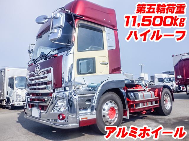 No.4226　R3　UDトラックス　クオン　第五輪荷重11,500kg　ハイルーフ　アルミホイール