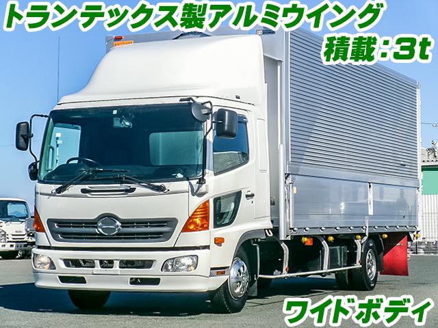 No.4505　H24　日野　レンジャー　アルミウイング　6200ボディ　ワイドボディ　ラッシングレール　積載3,000kg