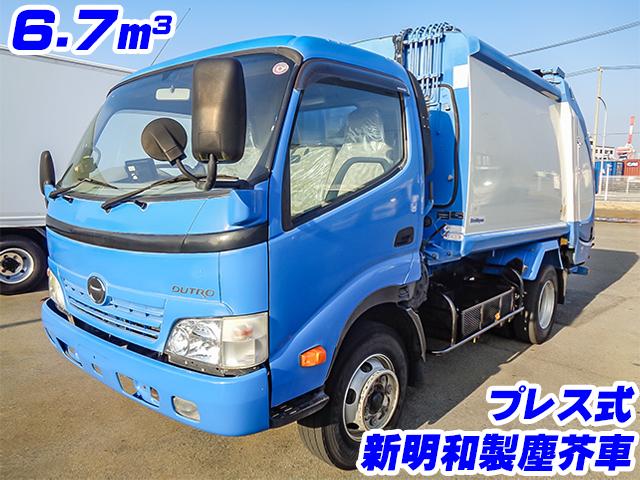 No.4726　H21 日野　デュトロ　新明和製塵芥車　プレス式パッカー車　6.7立米　連続稼働