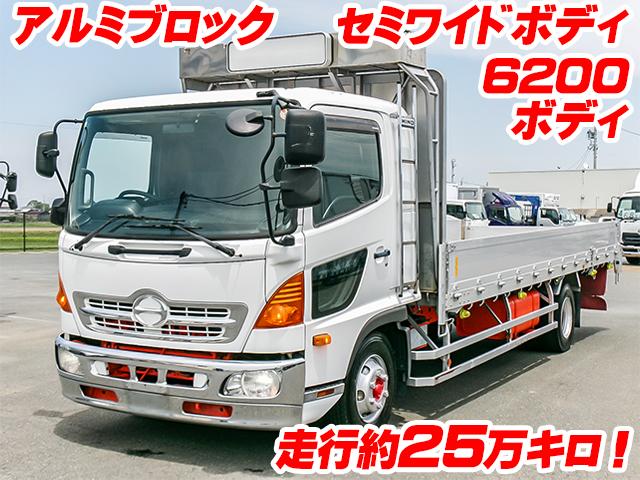 No.5050　H28　日野　レンジャー　アルミブロック平ボディ　セミワイドボディ　6200ボディ　走行約25万キロ