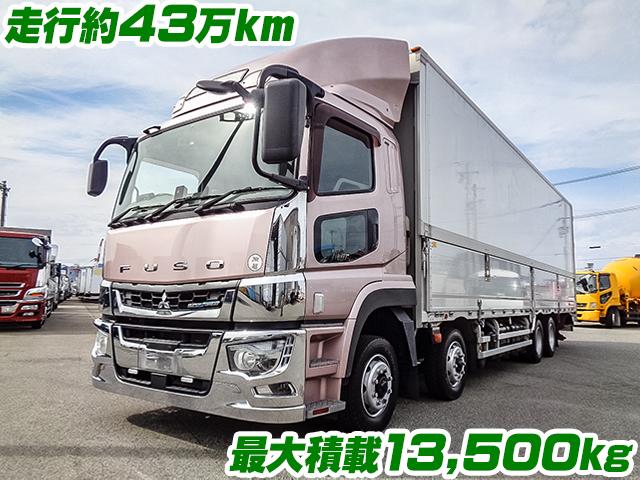 No.5103　H29　三菱ふそう　スーパーグレート　パブコ製アルミウイング　走行約43万km　最大積載13,500kg　ラッシングレール2段　内フック　メッキフロントバンパー